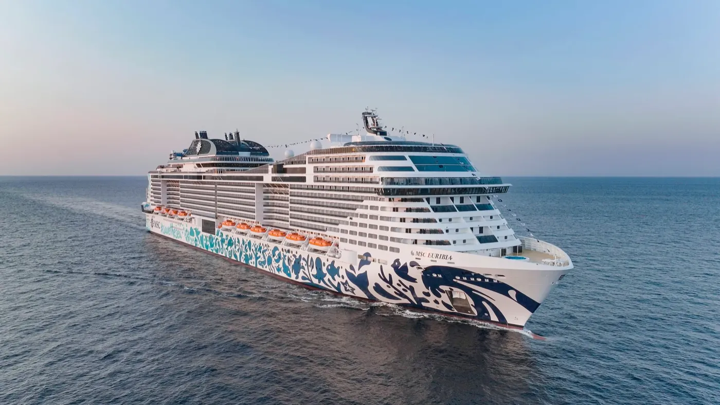MSC Euribia pe mare