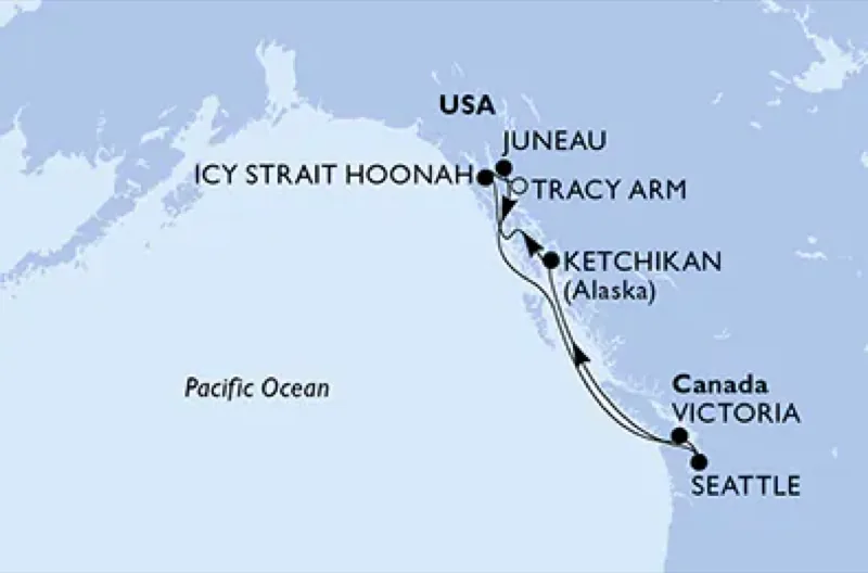 Croaziera Alaska