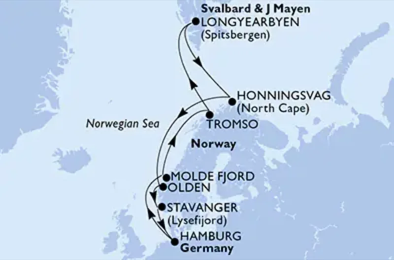 Croaziera Fiordurile Norvegiene