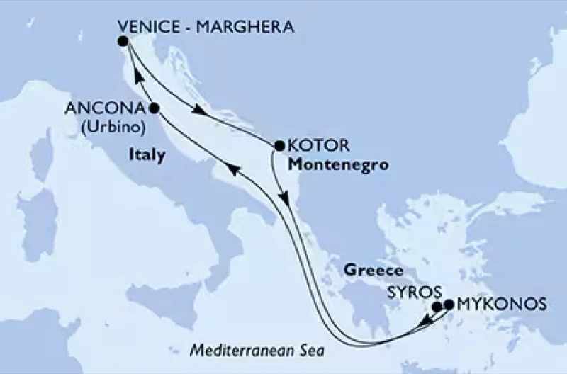 Croaziera Mediterana de Est
